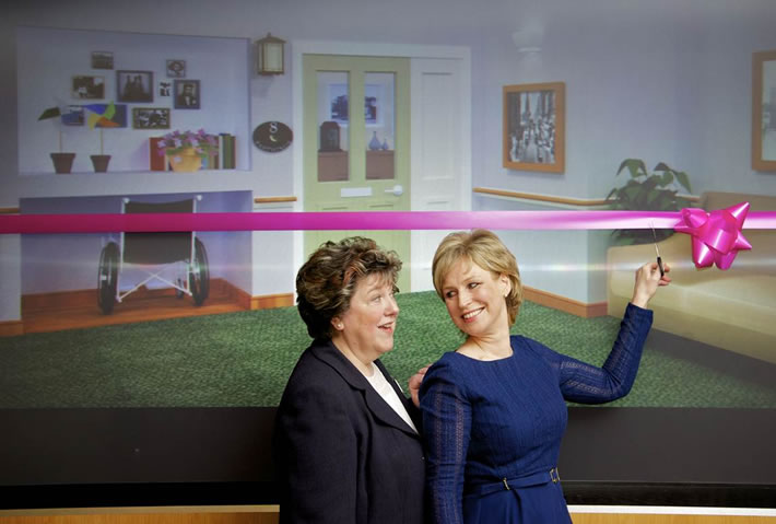 Professor June Andrews and Sally Magnusson
