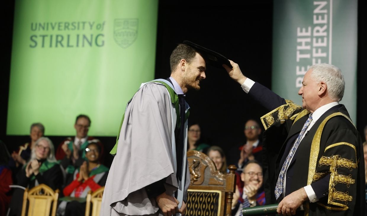 Honorary graduate Jamie Murray