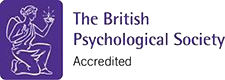 The British Psychological Society accreditation logo