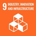 Sustainable Development Goal (SDG) 9 logo - Industry, Innovation and Infrastructure