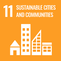 Sustainable Development Goal (SDG) 11 logo - Sustainable Cities and Communities
