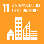 Sustainable Development Goal (SDG) 11 logo - Sustainable Cities and Communities