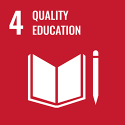 Sustainable Development Goal (SDG) 4 logo - Quality Education