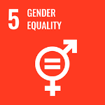 Sustainable Development Goal (SDG) 5 logo - Gender Equality