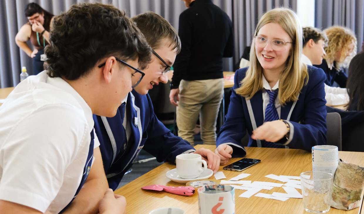 Pupils at the Pathfinders launch