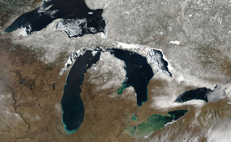 michigan from space