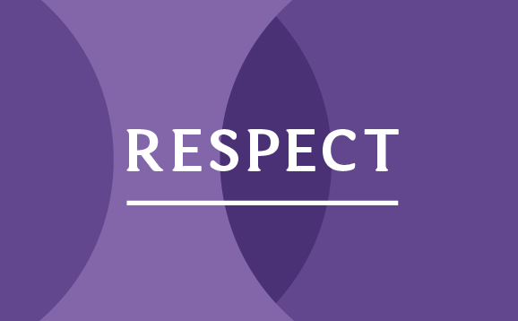 University of Stirling values - Respect